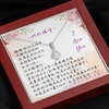 真摯之星項鍊 - 再娶妳一次 _ 送給老婆一個美好的浪漫回憶 - LED質感禮盒與項鍊卡片特寫，生日、紀念日與重要節日送禮推薦