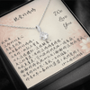 真摯之星項鍊 - 最好的婆婆 _ 讓婆婆感動到哭的溫馨禮物 - 經典真摯情感項鍊禮盒 首選推薦