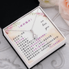 真摯之星項鍊 - 最幸福的人 _ 送給老婆一個美好的浪漫回憶 - 精裝紙材禮盒搭配專屬心意文字卡片，真摯溫馨的送禮首選
