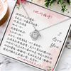 愛之結項鍊 - 相同的幸福 _ 送給老婆一個美好的浪漫回憶 - 精裝紙材禮盒搭配專屬心意文字卡片，真摯溫馨的送禮首選