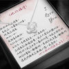 愛之結項鍊 - 相同的幸福 _ 送給老婆一個美好的浪漫回憶 - 醫療級316L不鏽鋼吊墜特寫，低敏親膚且光澤持久不易變色