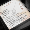 愛之結項鍊 - 在娶妳一次 _ 送給老婆一個美好的浪漫回憶 - 醫療級316L不鏽鋼吊墜特寫，低敏親膚且光澤持久不易變色