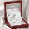 愛之結項鍊 - 如果有下輩子 _ 送給老婆一個美好的浪漫回憶 - 正面展示LED禮盒開箱細節，做工細膩、心意滿滿的儀式感禮物